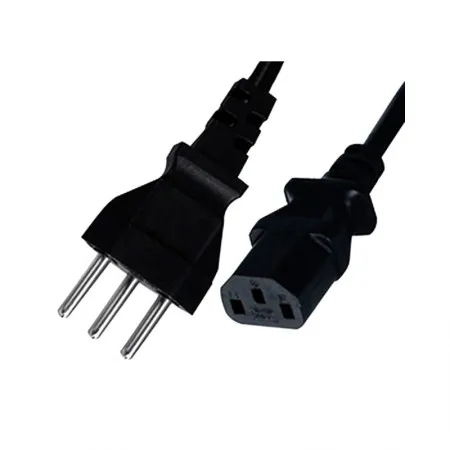 Cabo de força 3x0,75mm 500V 10A 1,5m - Duallux