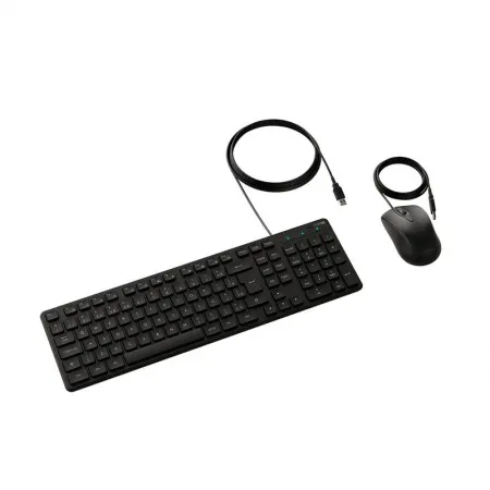 Teclado e mouse com fio USB preto CCI 20 - Intelbras