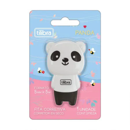 Corretivo em fita Panda 5mm x 5m - Tilibra