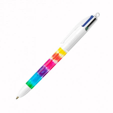 Caneta esferográfica 1.0 retrátil Rainbow 4 cores - Bic