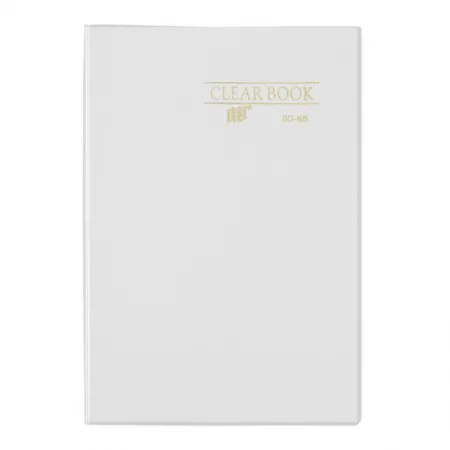 Pasta catálogo transparente ofício Cristal BD40S/CR com 40 plásticos - Yes