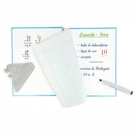 Caderno capa dura universitário 1x1 80 folhas 90g Laranja - Oxford