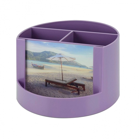 Organizador horizontal multiuso 4 divisões Mix Lilás 958.3 - Acrimet