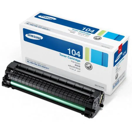 Toner Samsung MLT-D104S 4HY98A Preto p/ ML1660, ML1665, ML1670, ML1675, ML1860, ML1865, ML1865W