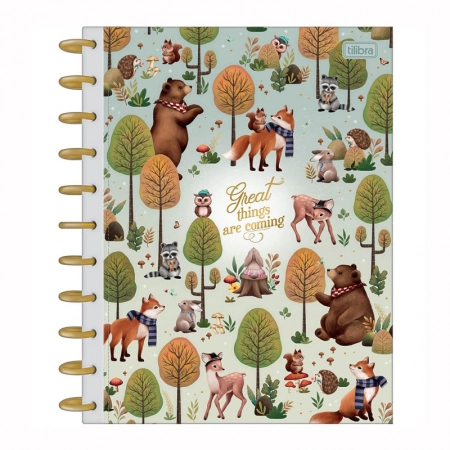 Caderno universitário Tilidisco 10x1 160 folhas Loveland - Tilibra