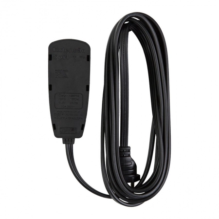 Extensão Sort 3 tomadas com 10 metros 2P+T 10A Preta DN1914 - Daneva