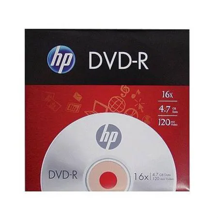 DVD-R virgem 4.7GB 120 minutos - envelope - HP