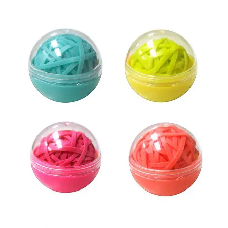 Elástico látex colorido bolinha com 90 unidades 281832 - Tilibra