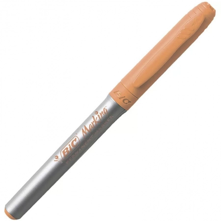Pincel marcador permanente Marking Laranja Pastel 971144 - Bic