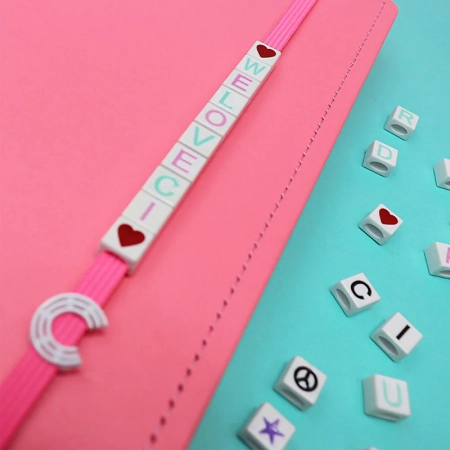 Pingente LikeU Love Pastel Pink L CIPF0111 - Caderno Inteligente