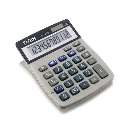 Calculadora de mesa 12 dígitos MV4122 - Elgin