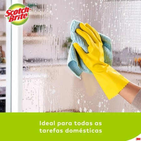 Luva multiuso Scotch-Brite grande limão amarela - 3M