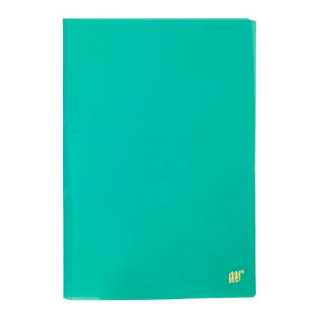 Pasta plástica com grampo ofício - transparente verde - 112S.VD - Yes