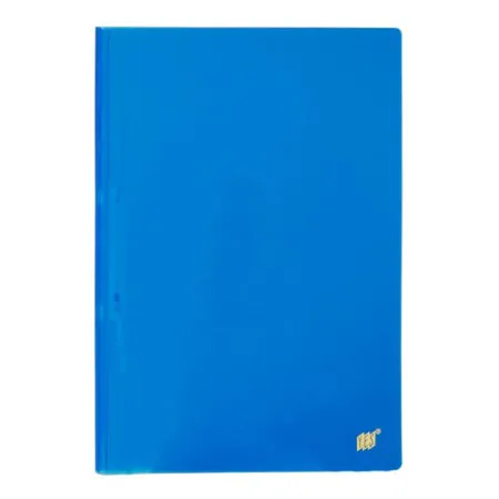 Pasta plástica com grampo ofício - transparente azul - 112S.AZ - Yes