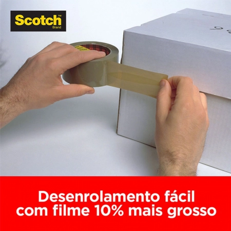 Fita para embalagem transparente - 45mm x 45m - 5802 - 3M