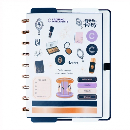 Caderno inteligente grande BT House by Bruna Tavares - CIGD4159