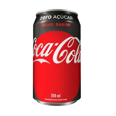 Refrigerante Coca Cola sem açúcar - lata 350ml