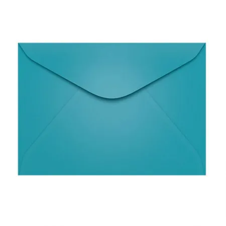 Envelope Color Plus Azul Turquesa 114x162mm 100und Scrity