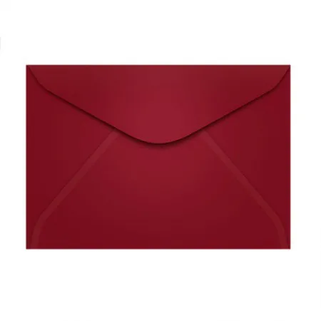 Envelope Color Plus Vinho 114x162mm - caixa com 100 unidades - Scrity