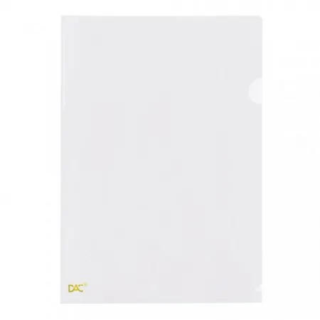 Pasta em L A4 Cristal - 042PP/CR - pacote com 10 unidades  - Dac