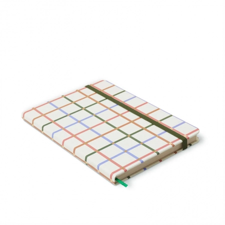 Caderneta capa dura 1/8 Trama Teia sem pauta 160 folhas - Cicero