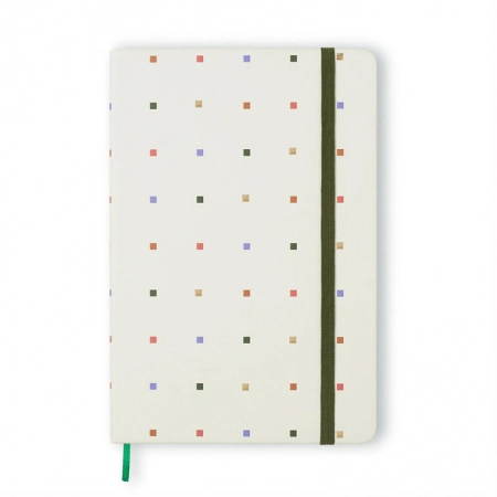 Caderneta capa dura 1/8 Trama Pontos pautado 160 folhas - Cicero