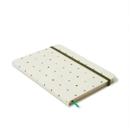 Caderneta capa dura 1/8 Trama Pontos pautado 160 folhas - Cicero