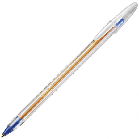 Caneta esferográfica Cristal Fina 0.8 Azul com 3 unidades - Bic