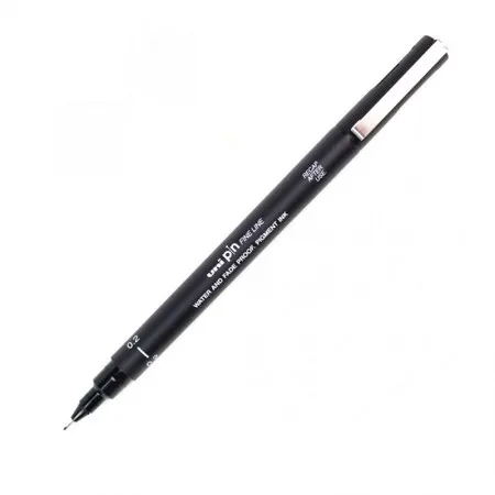 Caneta Nankin Uni Pin fine line 0.2 - Preto - Mitsubishi