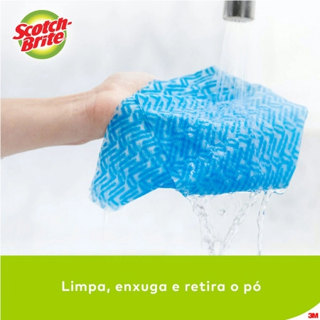 Pano multiuso Scotch Brite - pacote com 5 unidades - 3M