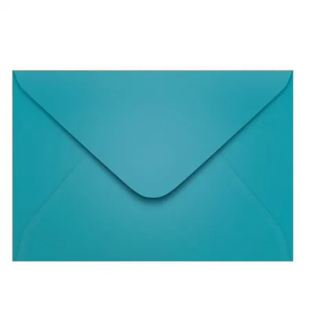 Envelope Color Plus Azul Turquesa 160x235mm - caixa com 100 unidades - Scrity