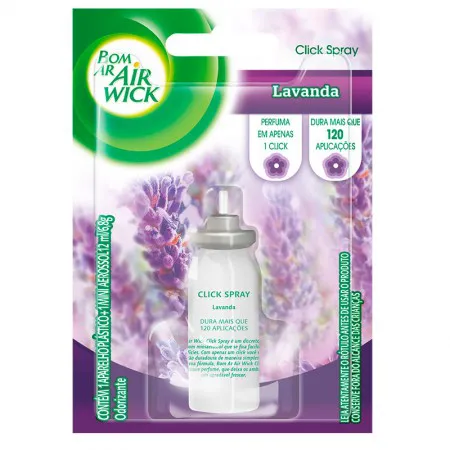 Bom Ar Air Wick Click Spray lavanda refil 12ml - Reckitt Benckiser