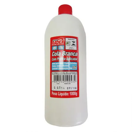 Cola líquida branca 1000 grs - Radex