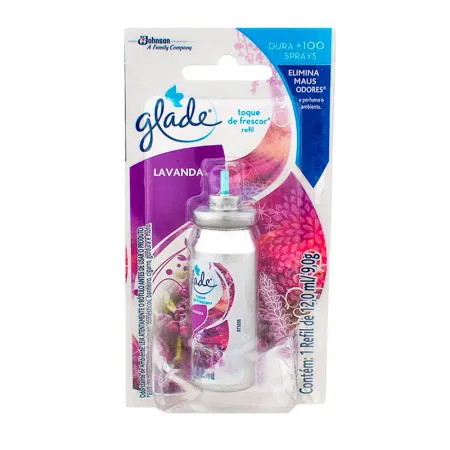 Odorizador Glade toque de frescor lavanda refil 12ml - Johnson