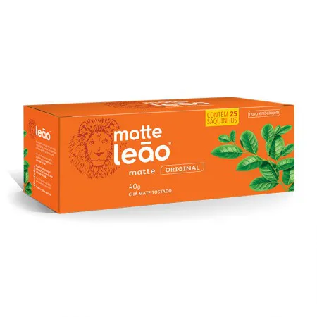 Chá matte original - com 25 unidades - Matte Leão