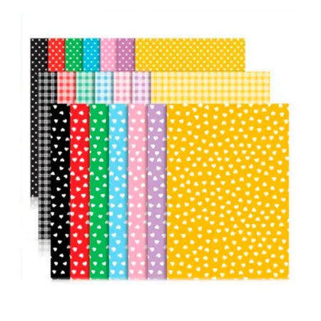 Bloco ecocores textura visual 180g 230x320mm 36 folhas 7 cores 010011 - Novaprint / Ridet