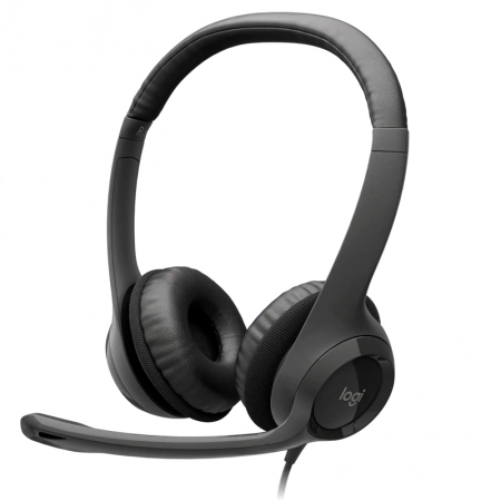 Headset USB H390 Clearchat Comfort Preto - Logitech
