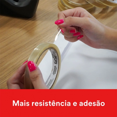 Fita adesiva durex transparente 12mmx50m - 3M