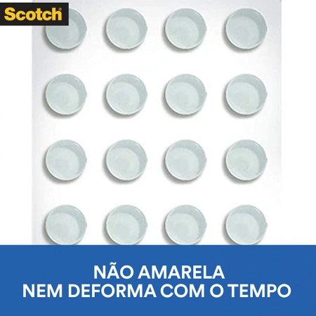 Protetor anti-Impacto Scotch transparente Pequeno 20 unidades - 3M