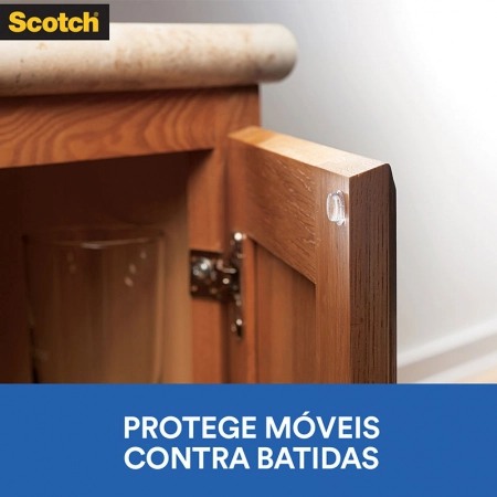 Protetor anti-Impacto Scotch transparente Pequeno 20 unidades - 3M