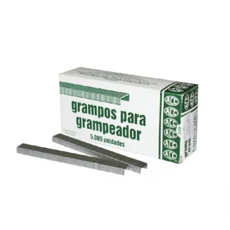 Grampo galvanizado 24/8 - com 5000 unidades - ACC