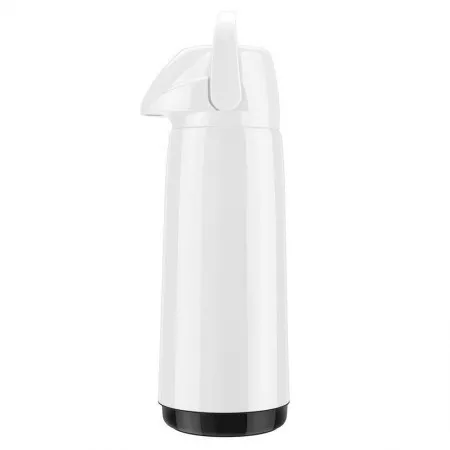 Garrafa térmica de pressão Air Slim polipropileno 1,8L Branca - Invicta