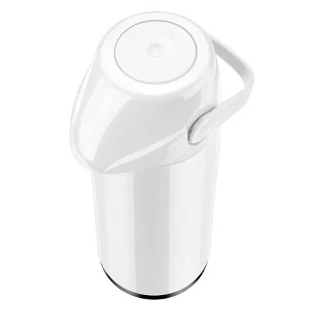 Garrafa térmica de pressão Air Slim polipropileno 1,8L Branca - Invicta