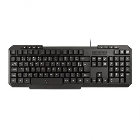 Teclado com fio USB Slim Preto multimídia - TC206 - Multi