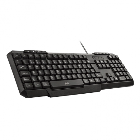 Teclado com fio USB Slim Preto multimídia - TC206 - Multi