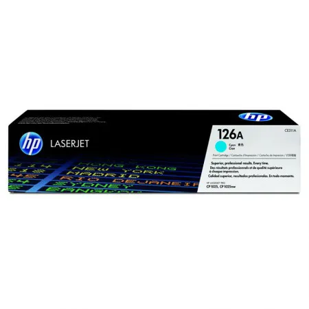 Toner HP 126A Original CE311A Ciano p/ Laserjet Pro M175a, M175nw, CP1025, M275