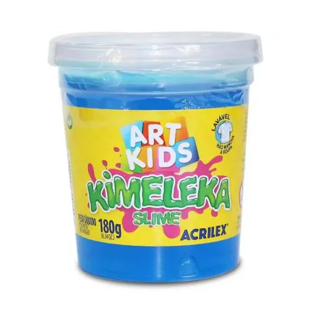 Kimeleka Slime Art Kids 180g Azul 559 - Acrilex