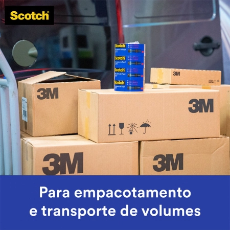 Fita adesiva kraft 48mmx50m - 3777 - 3M