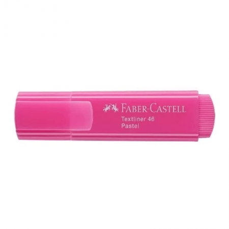 Pincel marca texto Textliner 46 Rosa Pastel MT/1546RS - Faber-Castell