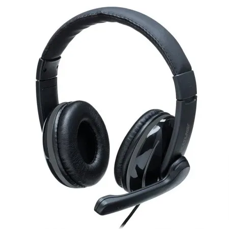 Headset Pro P2 Preto e Cinza com adaptador PH316 - Multilaser